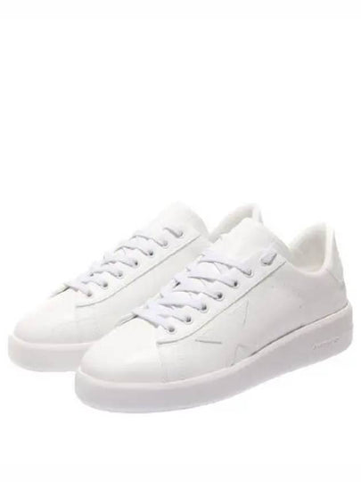 Purestar Lace-Up Low-Top Sneakers White - GOLDEN GOOSE - BALAAN 2