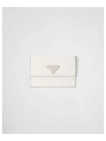 Saffiano leather document holder white 240018 - PRADA - BALAAN 1
