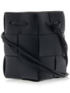 Intrecciato Cassette Small Bucket Bag Black - BOTTEGA VENETA - BALAAN 3