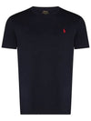 Men's Embroidered Pony Short Sleeve T-Shirt Navy - POLO RALPH LAUREN - BALAAN 2