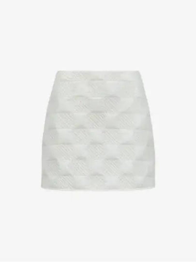 Padded mini A line skirt white - MONCLER - BALAAN 2