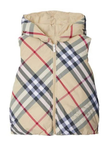 Kids Vest 8092515 KH6 AXEL G A2205 NEUTRANS RED - BURBERRY - BALAAN 1