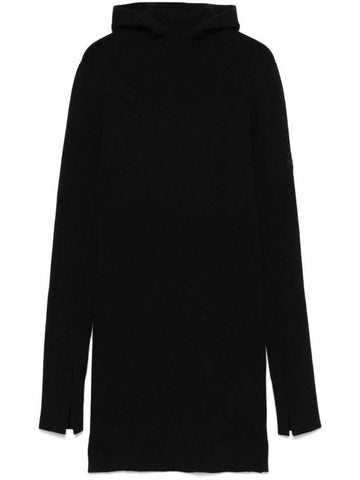 Fendi Fitted Mini Dress With Hood Clothing - FENDI - BALAAN 1