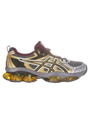 Gel Quantum Kinetic Low Top Sneakers Carbon Pure Gold - ASICS - BALAAN 1