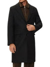 Wool Single Coat Black - AMI - BALAAN 2