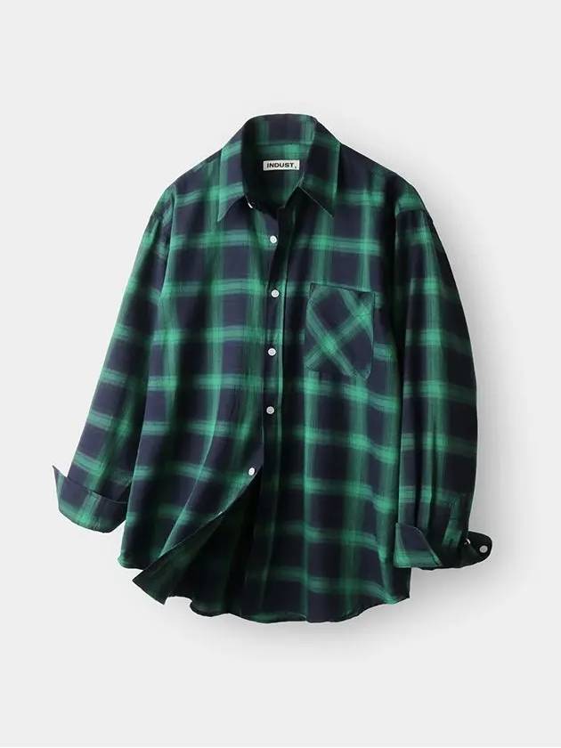 Tartan check shirt green - INDUST - BALAAN 9