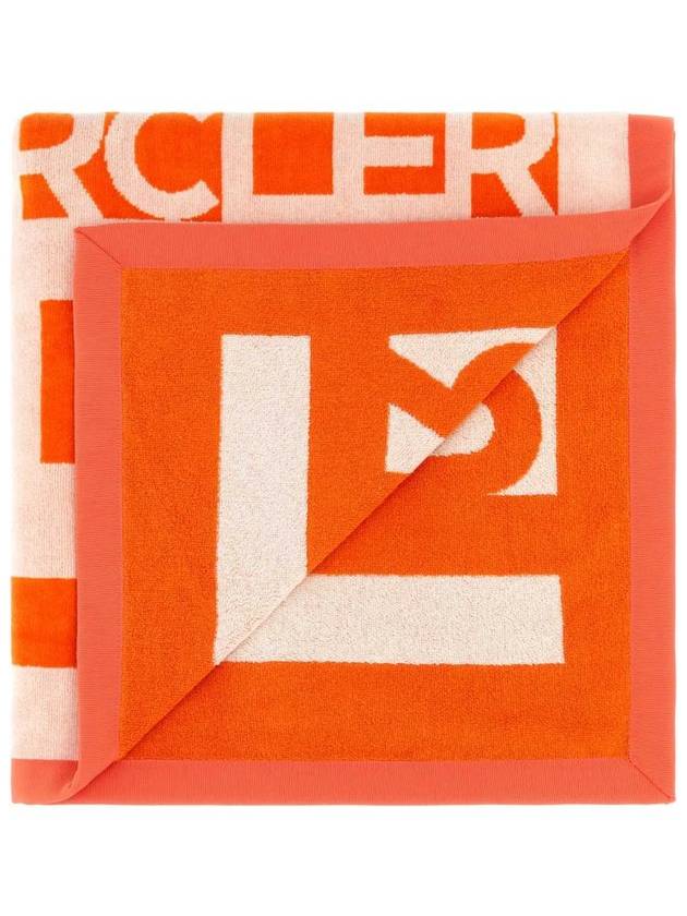 monogram beach towel orange - MONCLER - BALAAN 3