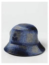 Haley Embroidered Logo Bucket Hat Blue - ISABEL MARANT - BALAAN 2