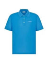 Couture Polo Shirt Blue - DIOR - BALAAN 2