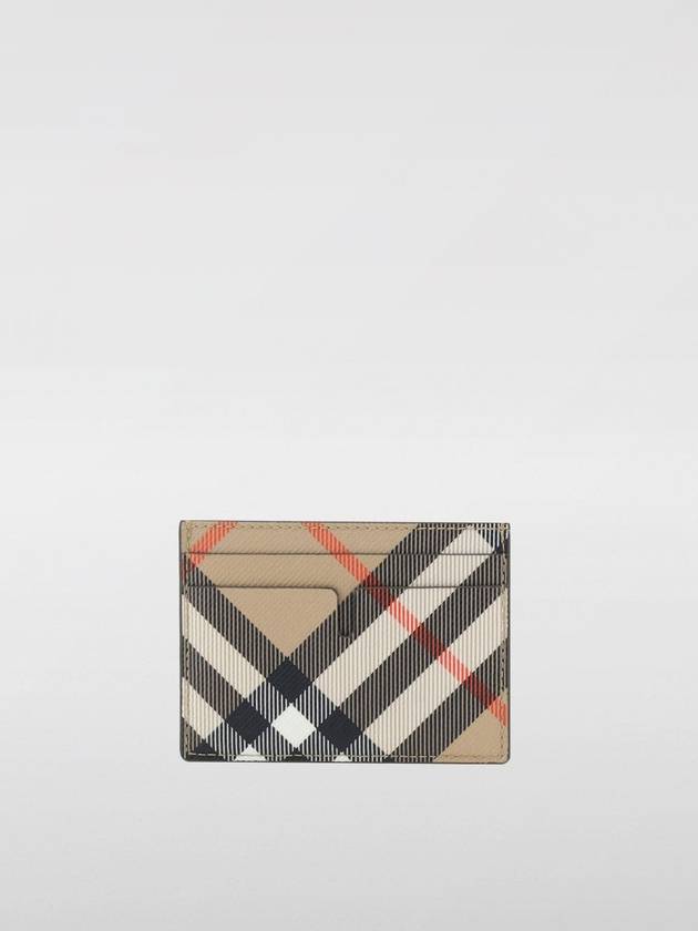 Check Card Case Wallet Beige - BURBERRY - BALAAN 3