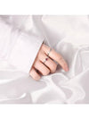 Sparkling You And Me Heart Silver Ring Red - PANDORA - BALAAN 4