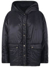 GREENMO Reversible Hooded Jacket Black 2429486094 071 - MAX MARA - BALAAN 1