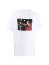 Caravaggio Overfit Short Sleeve T-Shirt White - OFF WHITE - BALAAN 1