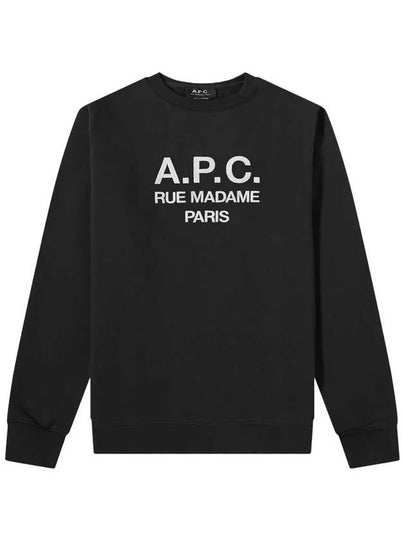 Rufus Embroidery Logo Sweatshirt Black - A.P.C. - BALAAN 2