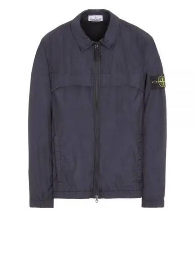 Garment Dyed Crinkle Reps R-NY Jacket Blue - STONE ISLAND - BALAAN 2