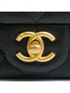 Calfskin Mini Flap Shoulder Bag Black - CHANEL - BALAAN 8