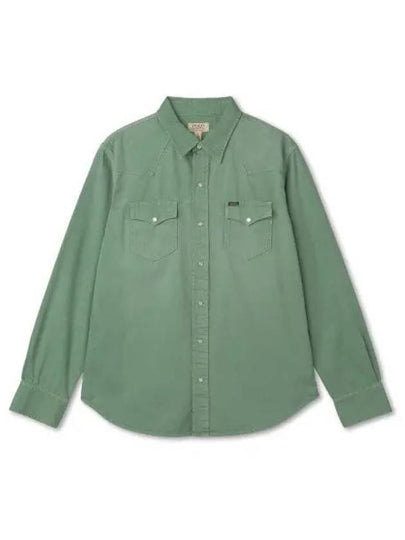 Classic Fit Denim Western Shirt Green - POLO RALPH LAUREN - BALAAN 1