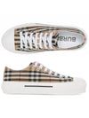 Vintage Check Cotton Sneakers Archive Beige - BURBERRY - BALAAN 3