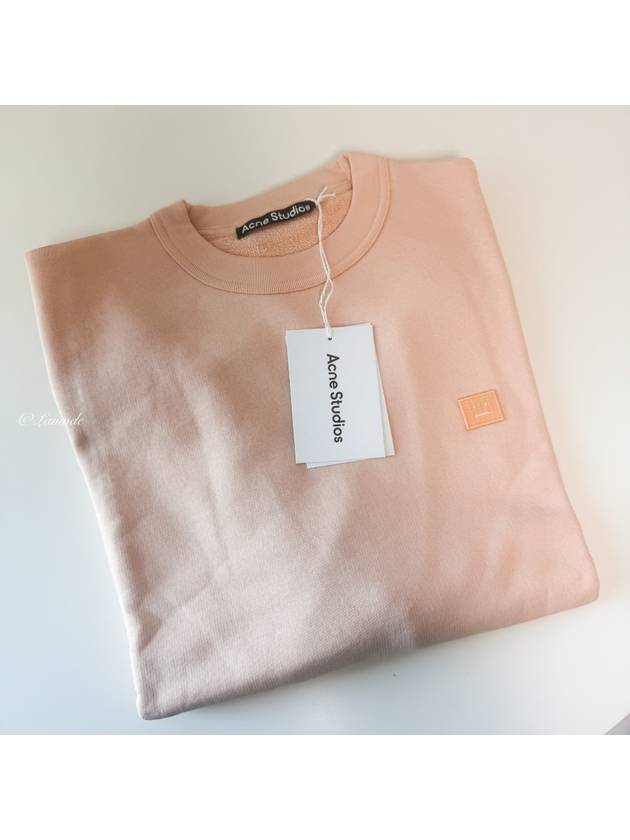 Face Patch Sweatshirt Powder Pink - ACNE STUDIOS - BALAAN 5