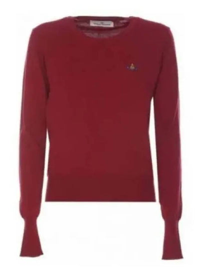 ORB Logo Knit Top Red - VIVIENNE WESTWOOD - BALAAN 2