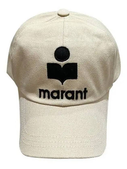 Tyron Embroidered Logo Ball Cap Ecru - ISABEL MARANT - BALAAN 2