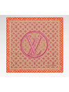 Monogram Rattan Square 90 Scarf Orange - LOUIS VUITTON - BALAAN 1