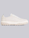 Calf Suede Cable Knit Sole Field Shoes White - THOM BROWNE - BALAAN 3