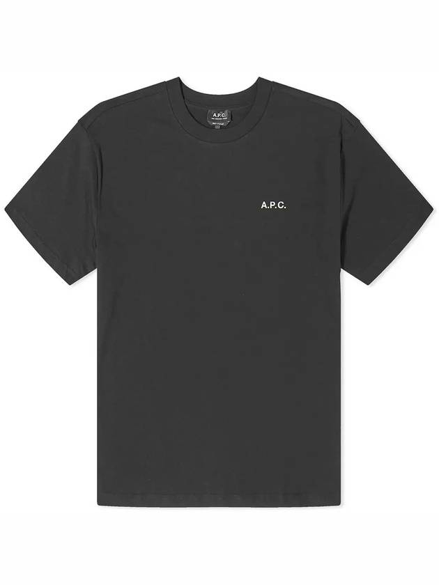 Nolan Short Sleeve T-Shirt Black - A.P.C. - BALAAN 2