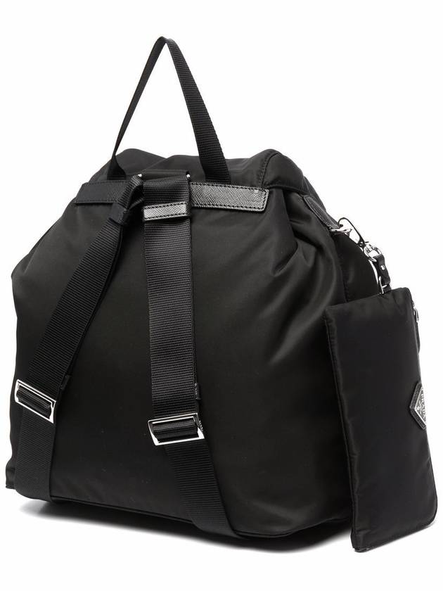 Re-Nylon Medium Backpack Black - PRADA - BALAAN 3