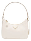 Re-Edition Saffiano Leather Mini Bag White - PRADA - BALAAN 1