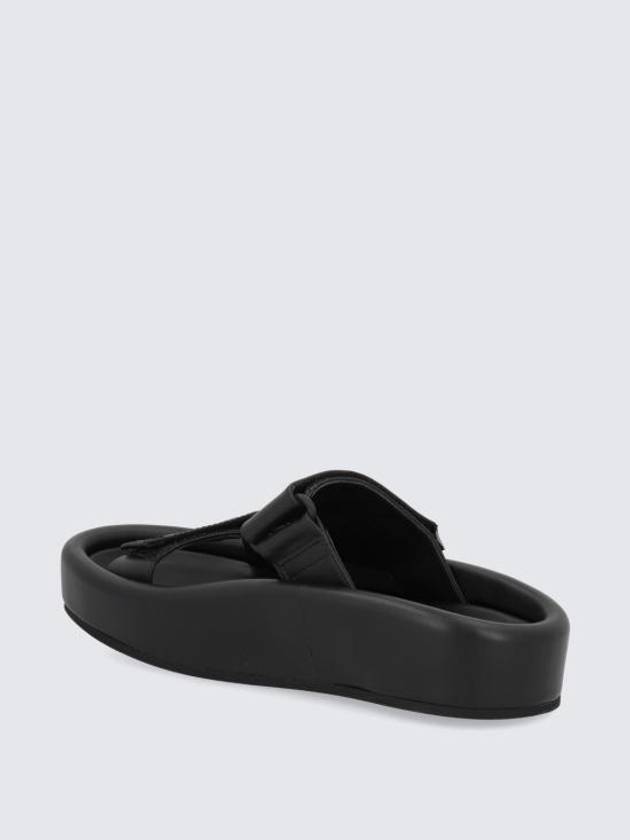 Webbing Slip-On Platform Sandals Black - MAISON MARGIELA - BALAAN 4