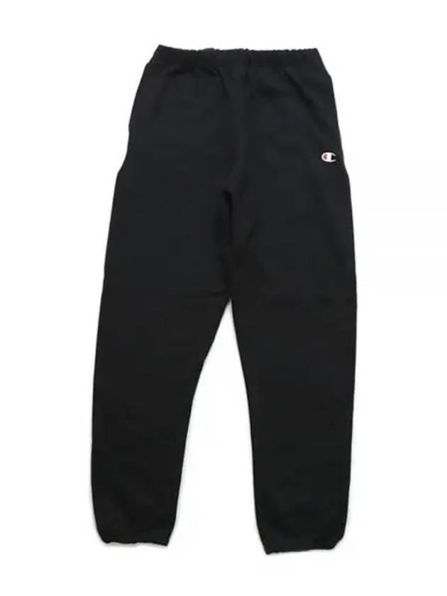 RW BANDED BOTTOM POCKET PANT BLACK GF71 Y06146 BKC Reverse Weave Training Pants - CHAMPION - BALAAN 1