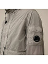 Men's Chrome-R Zip-Up Jacket Grey - CP COMPANY - BALAAN 7