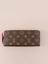 Monogram Clemence Long Wallet Brown Fuchsia - LOUIS VUITTON - BALAAN 2