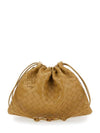 Intrecciato Medium Calfskin Bucket Bag Beige - BOTTEGA VENETA - BALAAN 1