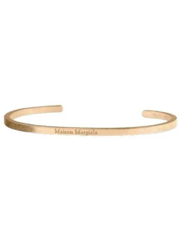 Engraved logo bracelet yellow gold - MAISON MARGIELA - BALAAN 1