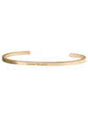 Logo Cuff Bracelet Gold - MAISON MARGIELA - BALAAN 2