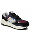 Dahood Hub 5740 Low Top Sneakers Navy Burgundy - NEW BALANCE - BALAAN 3