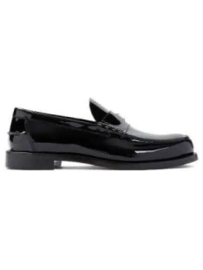 Mr G Glossy Leather Loafer Black - GIVENCHY - BALAAN 2