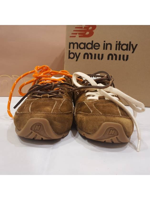 530 Suede Low Top Sneakers Cinnamon - MIU MIU - BALAAN 6