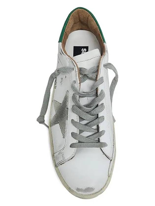 Superstar Low Top Sneakers Green White - GOLDEN GOOSE - BALAAN 3