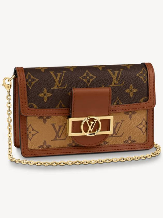 Dauphine Chain Long Wallet Brown - LOUIS VUITTON - BALAAN 2