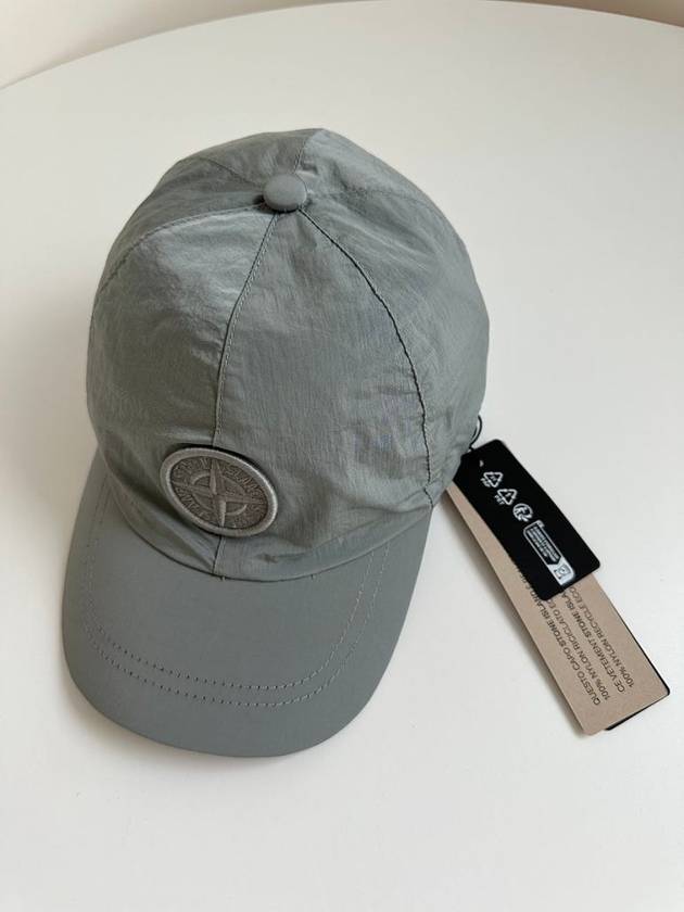 Gray baseball cap with drawstring 811690364 P STONE V0064 - STONE ISLAND - BALAAN 4