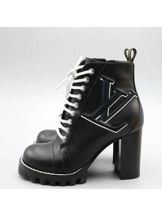 Smith Market Used Luxury Black Boots Women s Shoes - LOUIS VUITTON - BALAAN 4