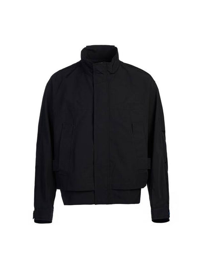 Men's Black Two Pocket Zip Up Jacket S231JP02 202B - SOLID HOMME - BALAAN 2