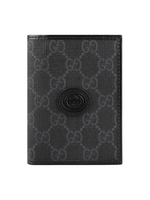 Interlocking G Card Wallet Black - GUCCI - BALAAN 2