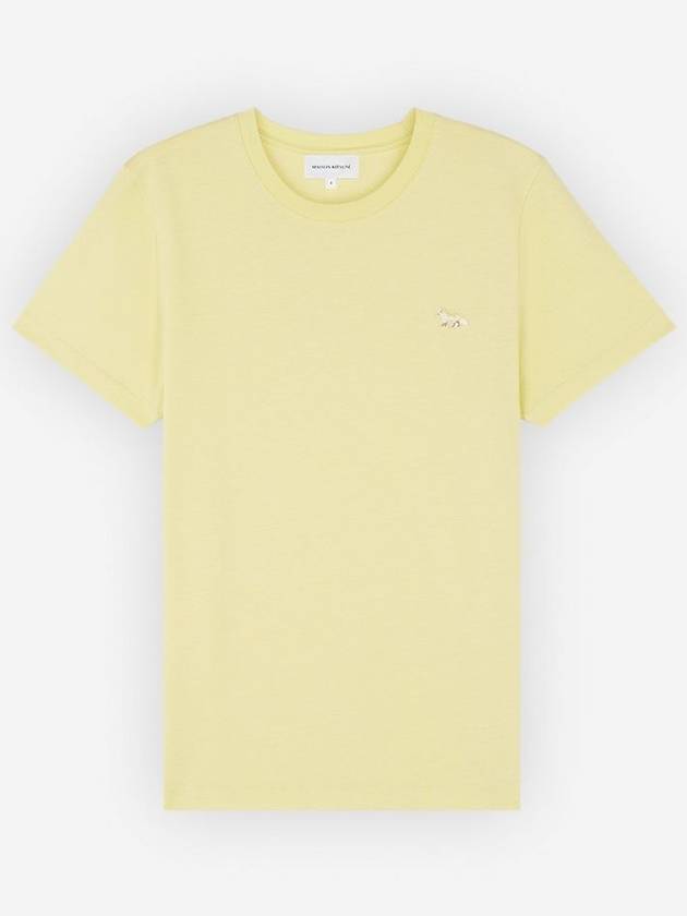 Baby Fox Patch Regular Short Sleeve T-Shirt Yellow - MAISON KITSUNE - BALAAN 2