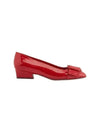 FERRAGAMO Gancini Strap Patent Leather Pumps Heels 0751005 002 - SALVATORE FERRAGAMO - BALAAN 1