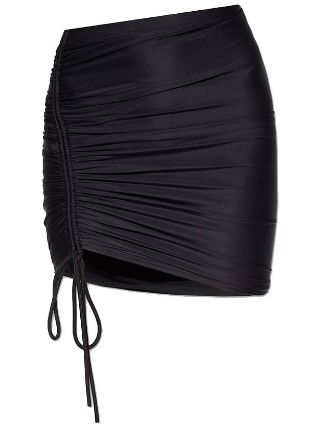 stretch nylon H-line skirt black - BALENCIAGA - BALAAN 1