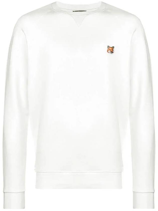 Fox Head Patch Classic Sweatshirt White - MAISON KITSUNE - BALAAN 3